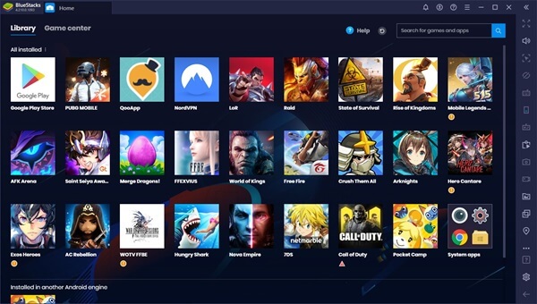 Bluestacks - Android emulator software right on your computer